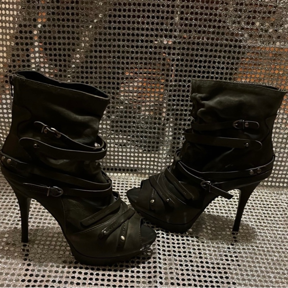 Gunmetal Booties
